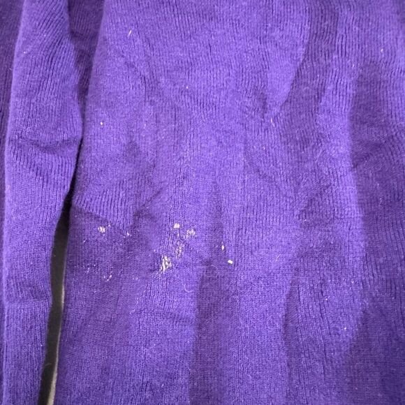 Polo Jeans Company Purple Ribbed Women’s Sweater Size Large Turtle Neck Preppy - Picture 7 of 12